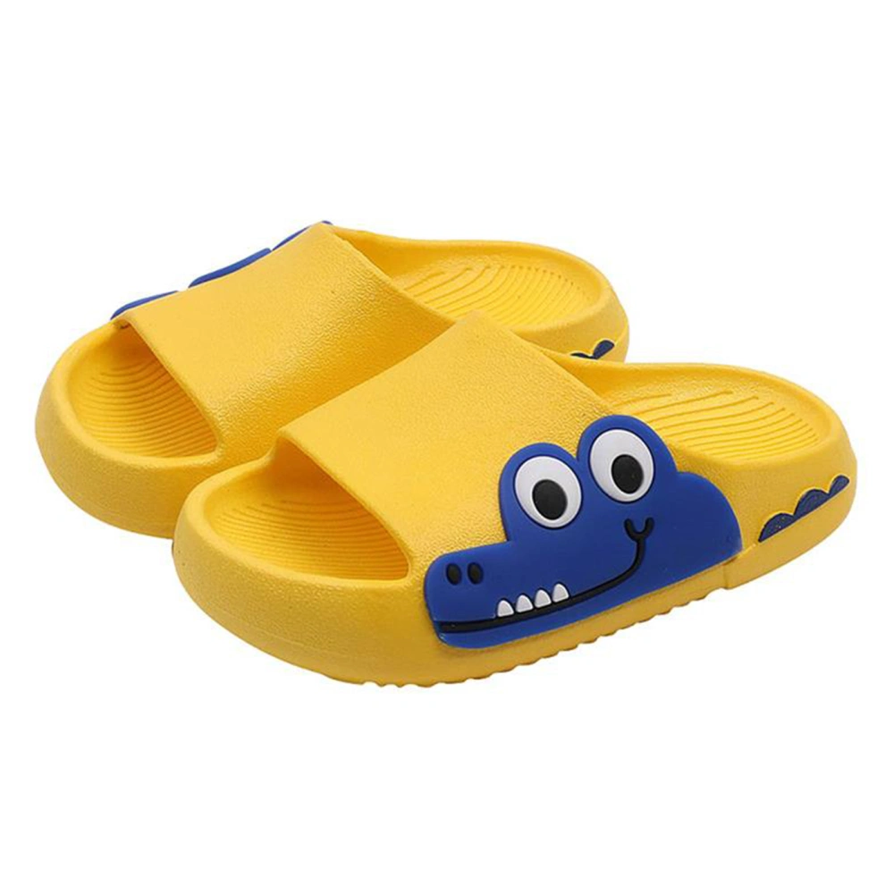 Boys Girls Slide Sandals Cute Cartoon Dinosaur Anti-Slip Beach Shoes