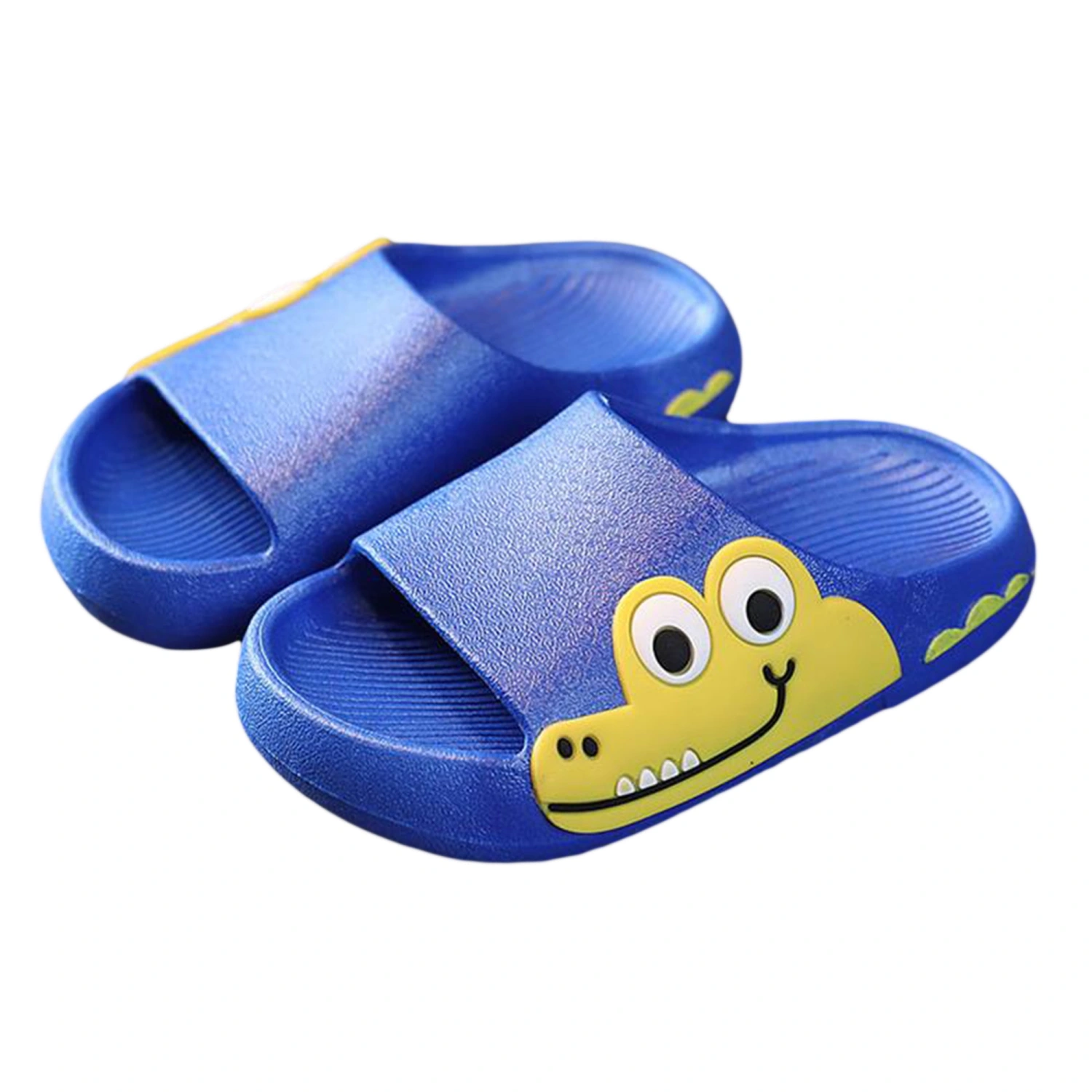 Boys Girls Slide Sandals Cute Cartoon Dinosaur Anti-Slip Beach Shoes