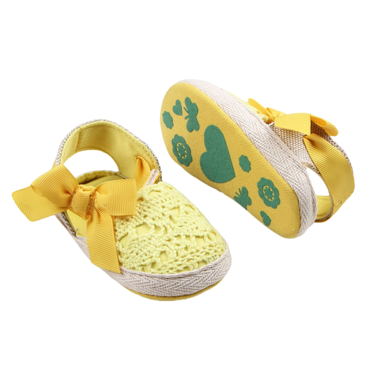 Baby Shoes, Anti-Slip Hollow Out Shoes Bowknot Prewalker Flat Shoes