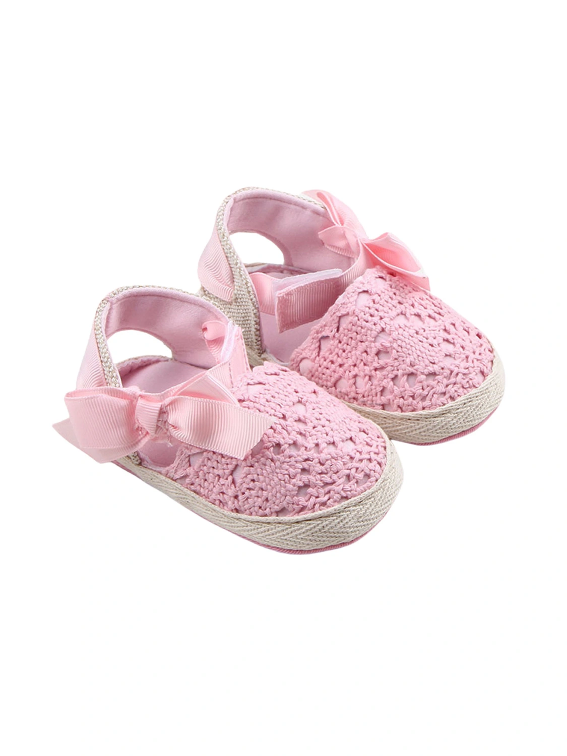 Baby Shoes, Anti-Slip Hollow Out Shoes Bowknot Prewalker Flat Shoes