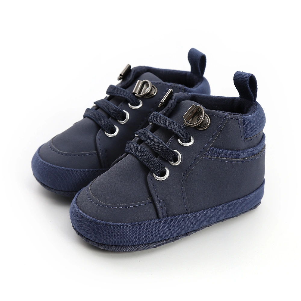 Toddler Infant Soft Sole Sneaker High Upper Anti-slip First Walkers Crib Shoes