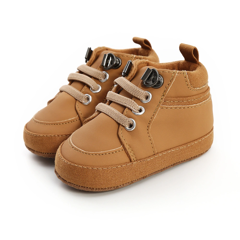 Toddler Infant Soft Sole Sneaker High Upper Anti-slip First Walkers Crib Shoes