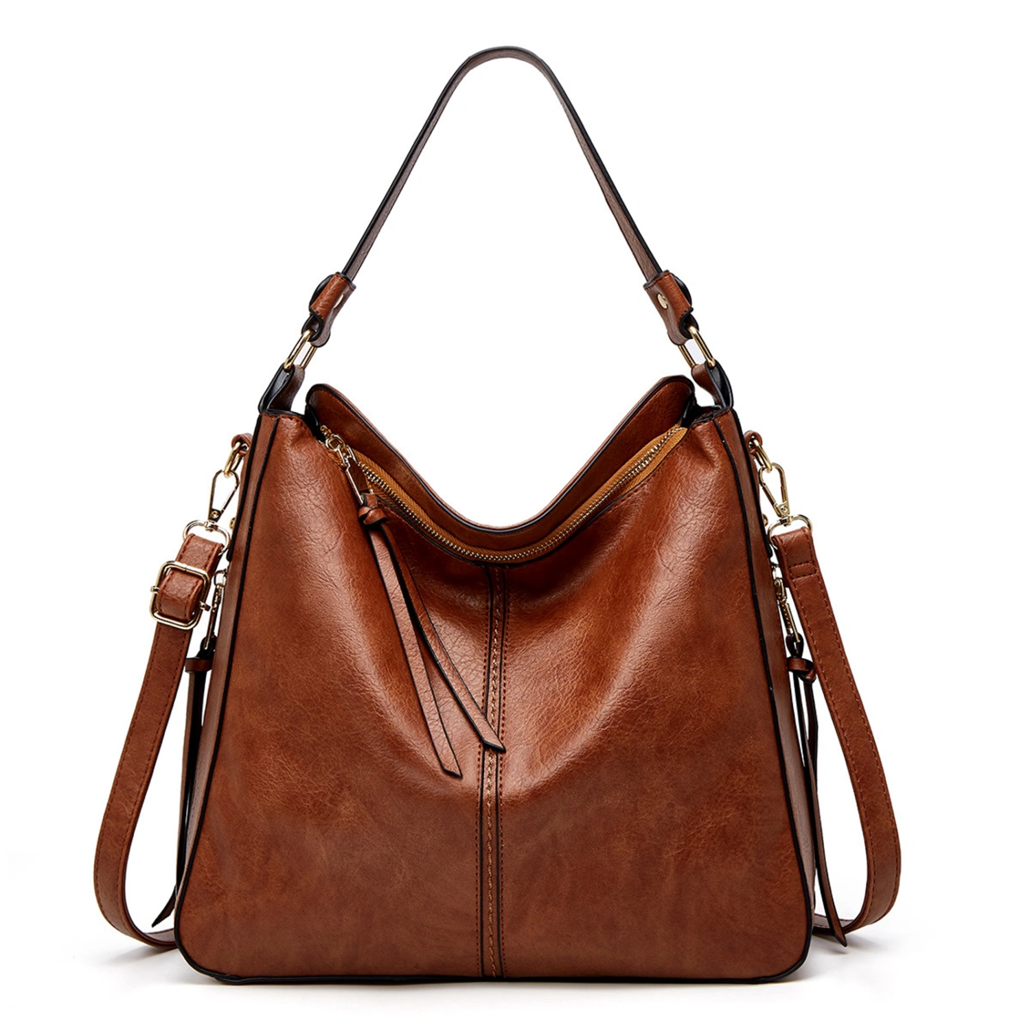 Women Crossbody Purse Set, Vintage Shoulder Tote Bag and Clutch Set