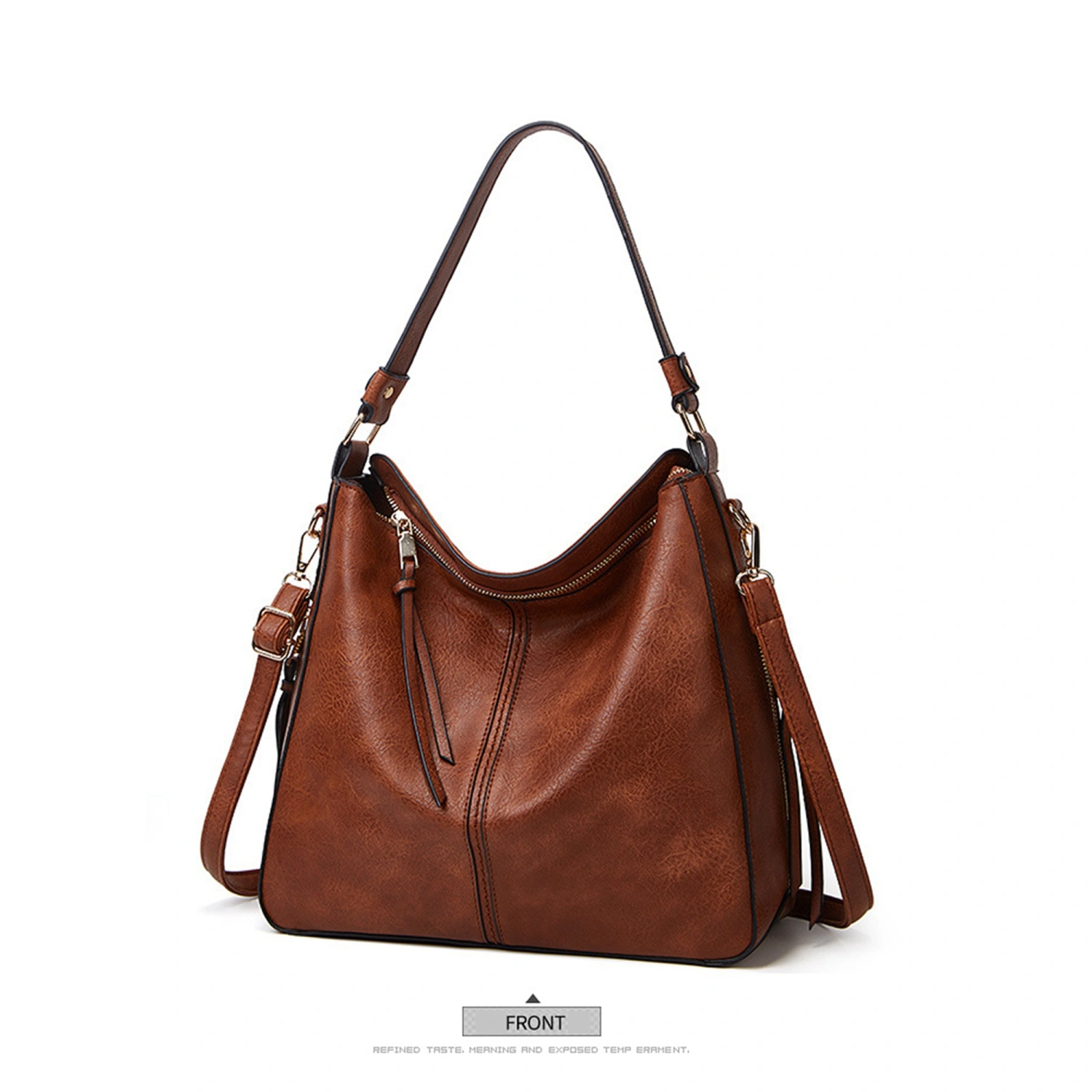 Women Crossbody Purse Set, Vintage Shoulder Tote Bag and Clutch Set
