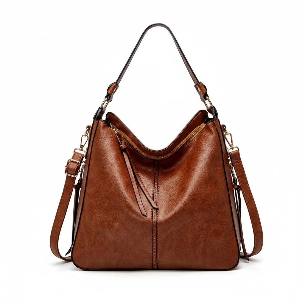 Women Crossbody Purse Set, Vintage Shoulder Tote Bag and Clutch Set