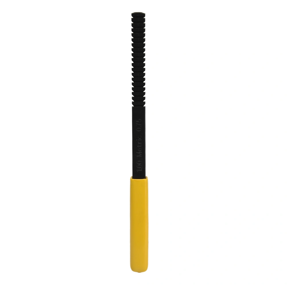 Thread File Screw Thread Restoring Tool Repair Accessory with Detachable Handle for Home Decoration Maintenance