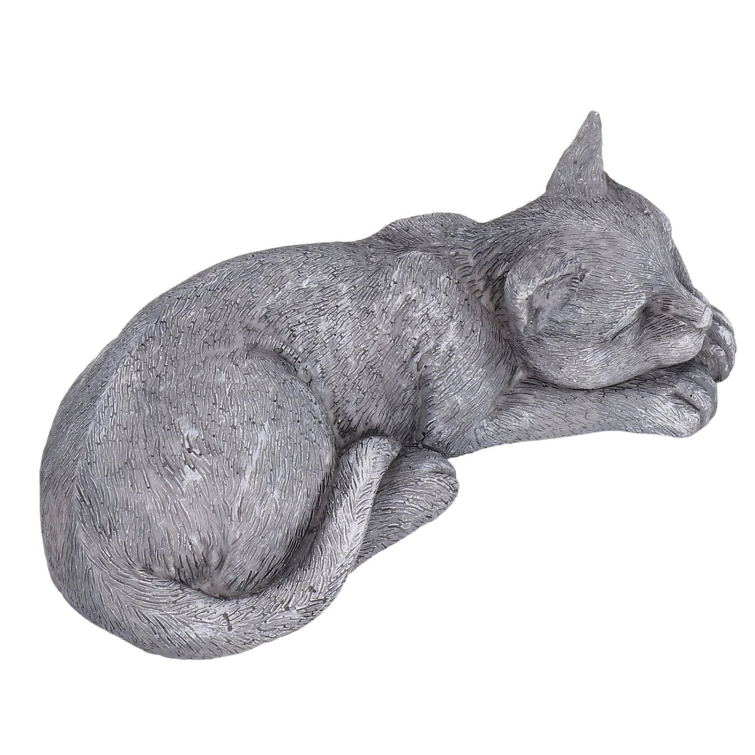 Imitation Stone Pet Memorial Tombstone Cat Dog Commemorative Resin Crafts Gravestone for Lawn Garden Outdoor YardCat Type B Rock Color