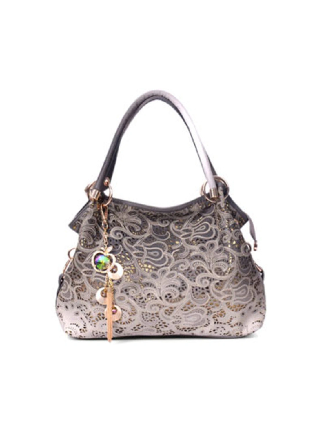 Ladies Sequins Tote Bag, Gradient Color Casual Handbag Messenger Bag