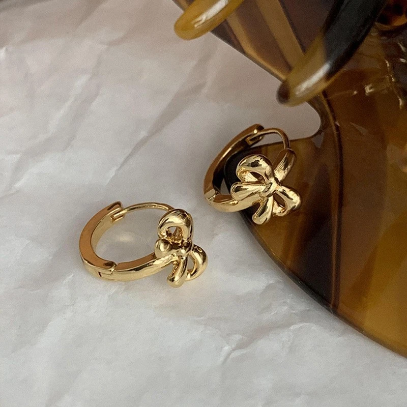 Simple Fashion Graceful Bow Earrings For Women