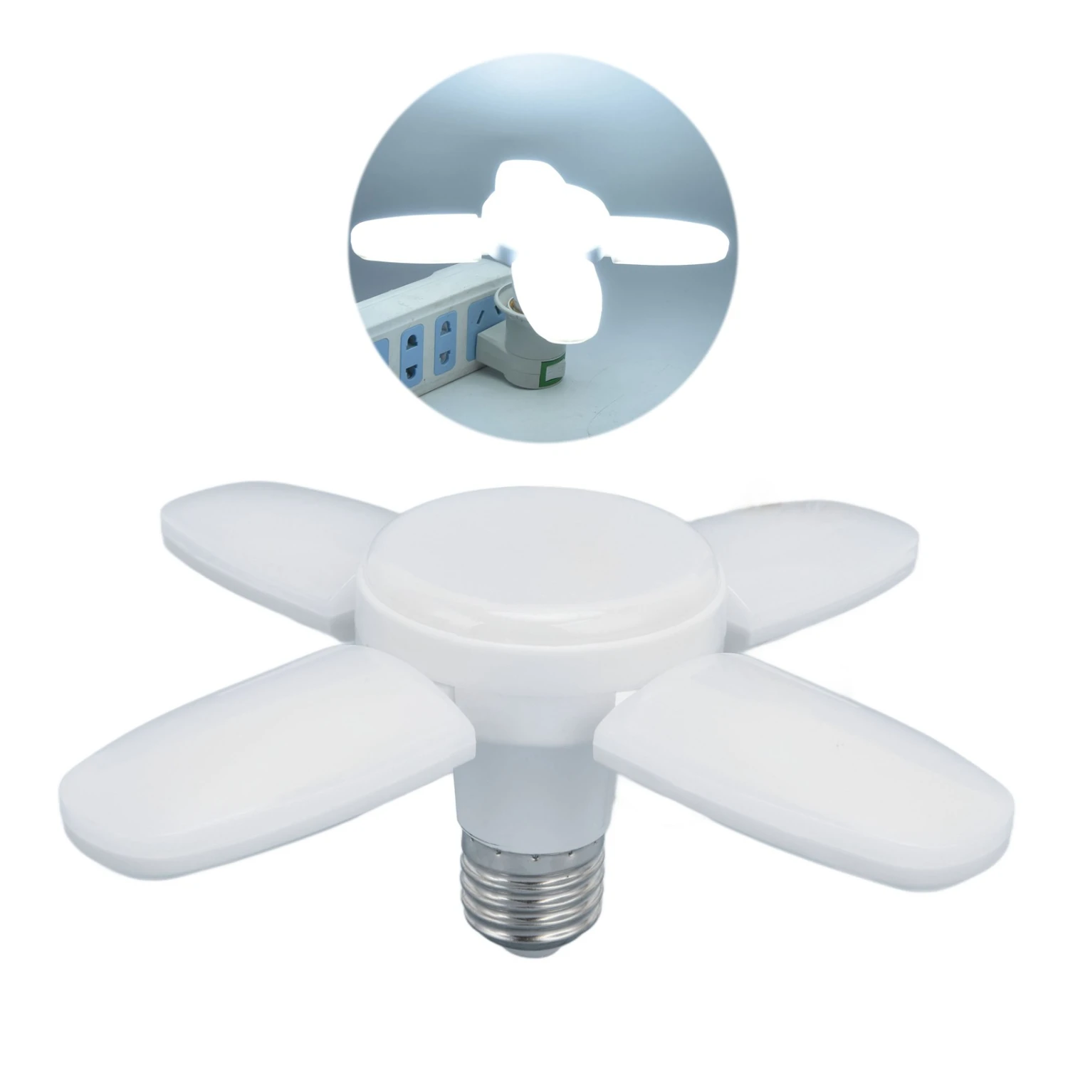 LED Garage Lights Foldable Deformable High Bright Garage Light for Warehouse Workshop