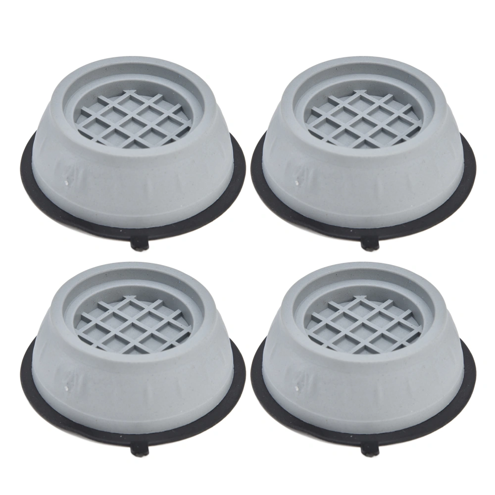 4pcs Washing Machine Pad Shockproof Noise Cancelling Prevent Slip Washer Foot Cushion for Refrigerator Dryer8cm Diameter