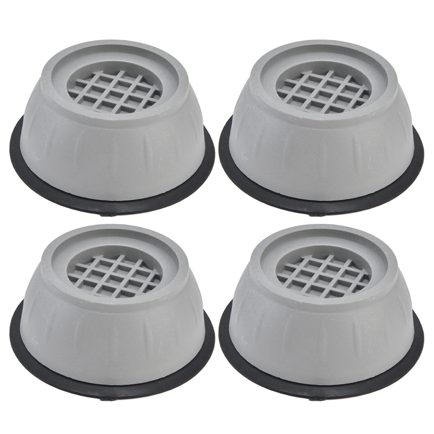 4pcs Washing Machine Pad Shockproof Noise Cancelling Prevent Slip Washer Foot Cushion for Refrigerator Dryer9cm Diameter