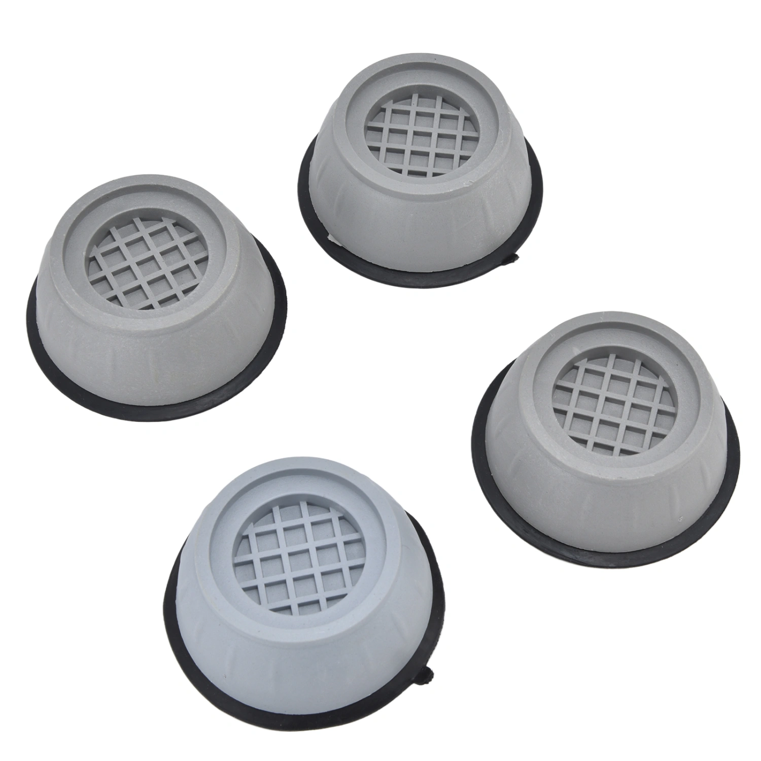 4pcs Washing Machine Pad Shockproof Noise Cancelling Prevent Slip Washer Foot Cushion for Refrigerator Dryer9cm Diameter