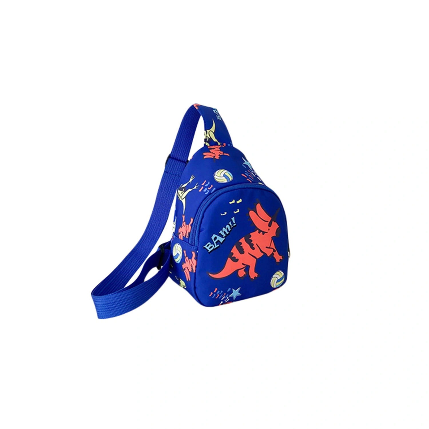 Kids Boys Girls Sling Backpack Cartoon Dinosaur Crossbody Chest Pack