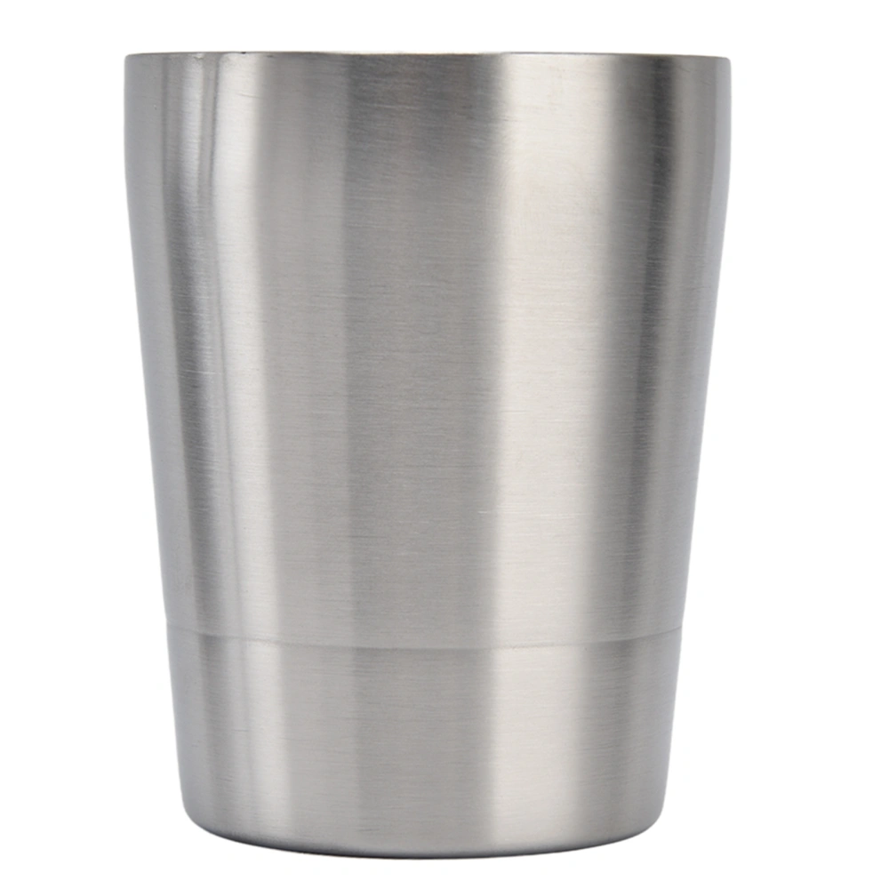 Double Walled 304 Stainless Steel Metal Beer Mug Cocktail Coffee Cup Anti Scald Office CupSmall Size 263ml