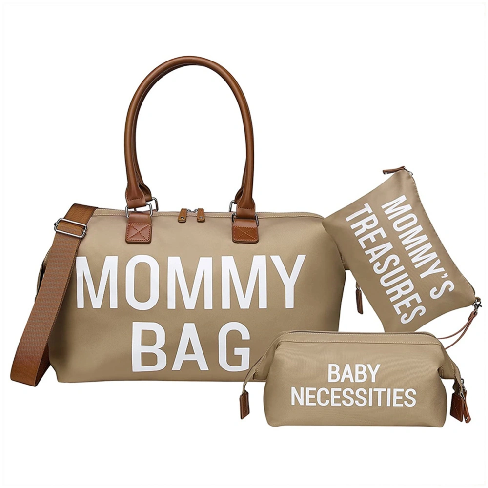 Diaper Bag Tote 3pcs Set Large Capacity Mommy Bag for Delivery Travel