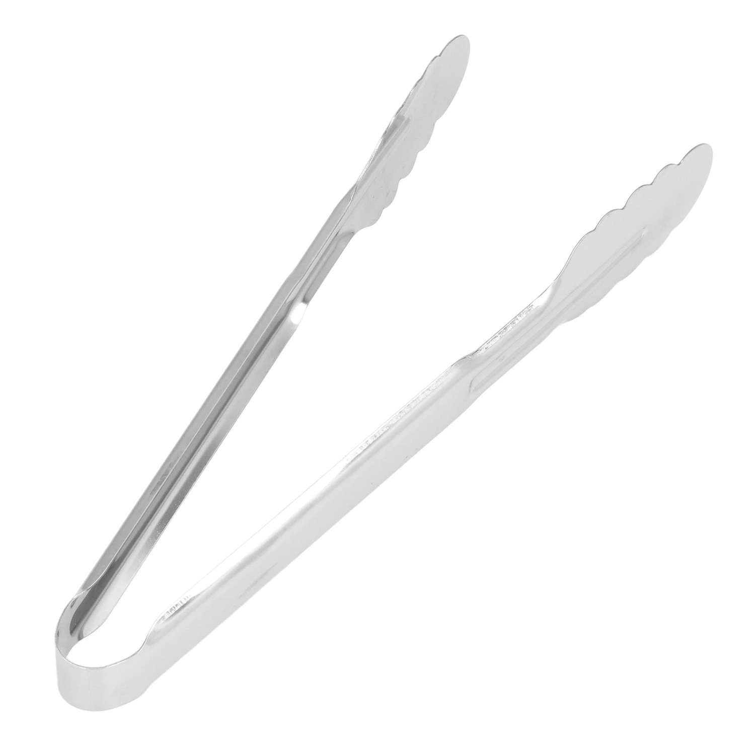 Food Tong 304 Stainless Steel Thickened Multipurpose Barbecue Cooking Tong for Kitchen Camping24.5cm