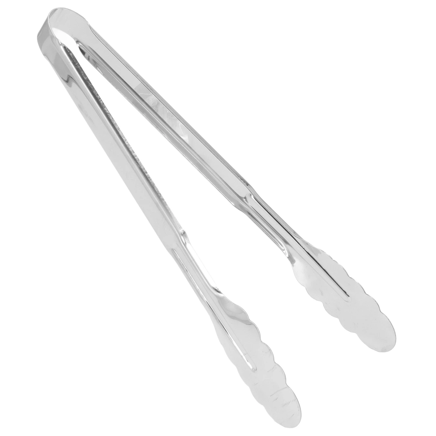 Food Tong 304 Stainless Steel Thickened Multipurpose Barbecue Cooking Tong for Kitchen Camping24.5cm