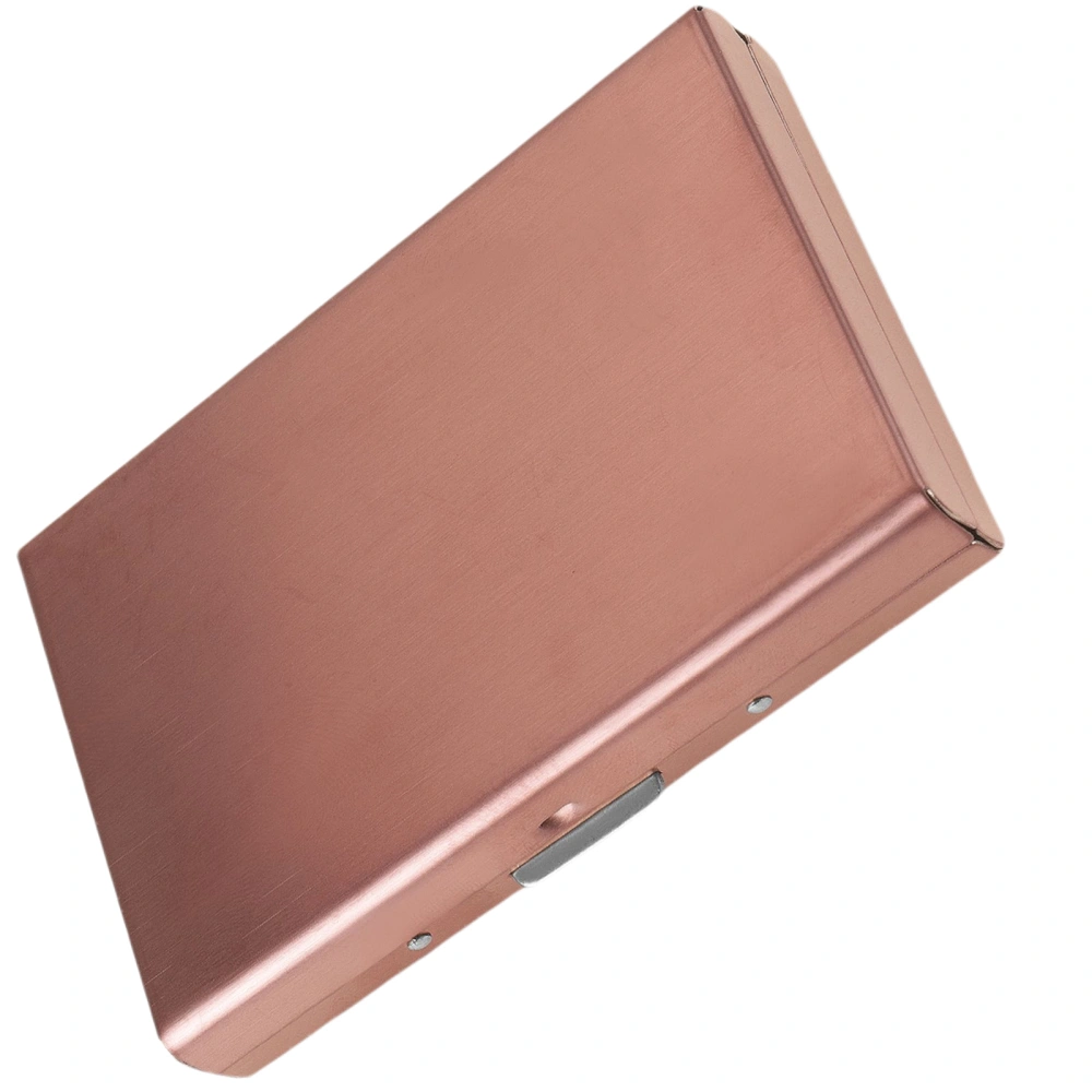 Stainless Steel Card Box, Credit ID Card Business Storage Metal Clip