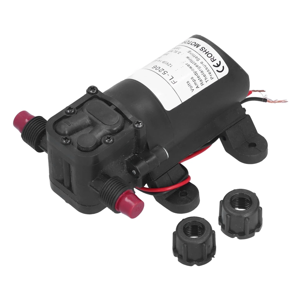 12V 36W Diaphragm Pump Double Thread Mini High Pressure DC Water Pump for Agricultural Sprayer