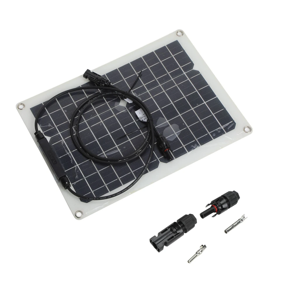 15W 18V Solar Cell Panel Monocrystalline Solar Panel Portable Solar Panel Kit for Car BoatSolar Panel