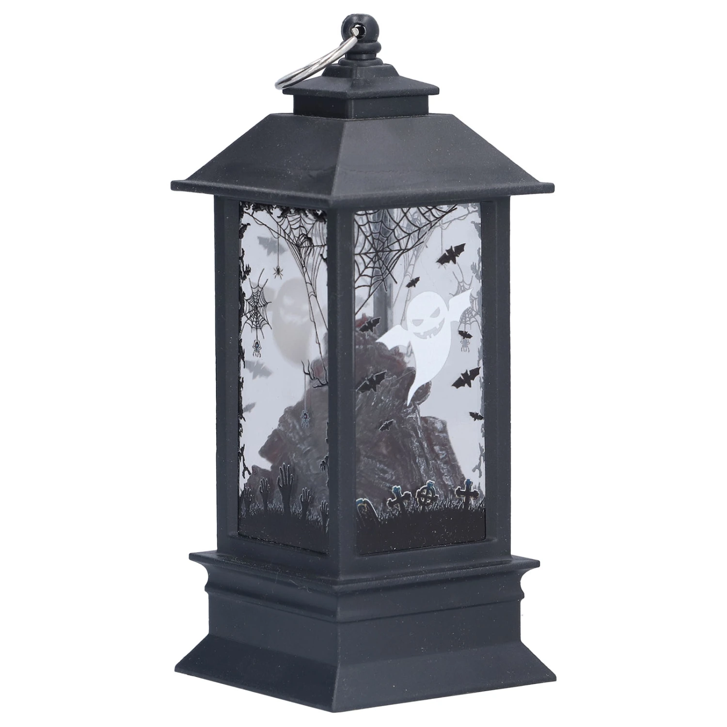 Halloween Lanterns Battery Operated Halloween LED Candle Lantern Decoration for Indoor Outdoor UseGhost