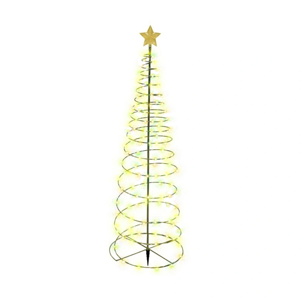 Solar Metal LED Christmas Tree Decoration String Lights Holiday Decor Ornament Eco Friendly Great Gift