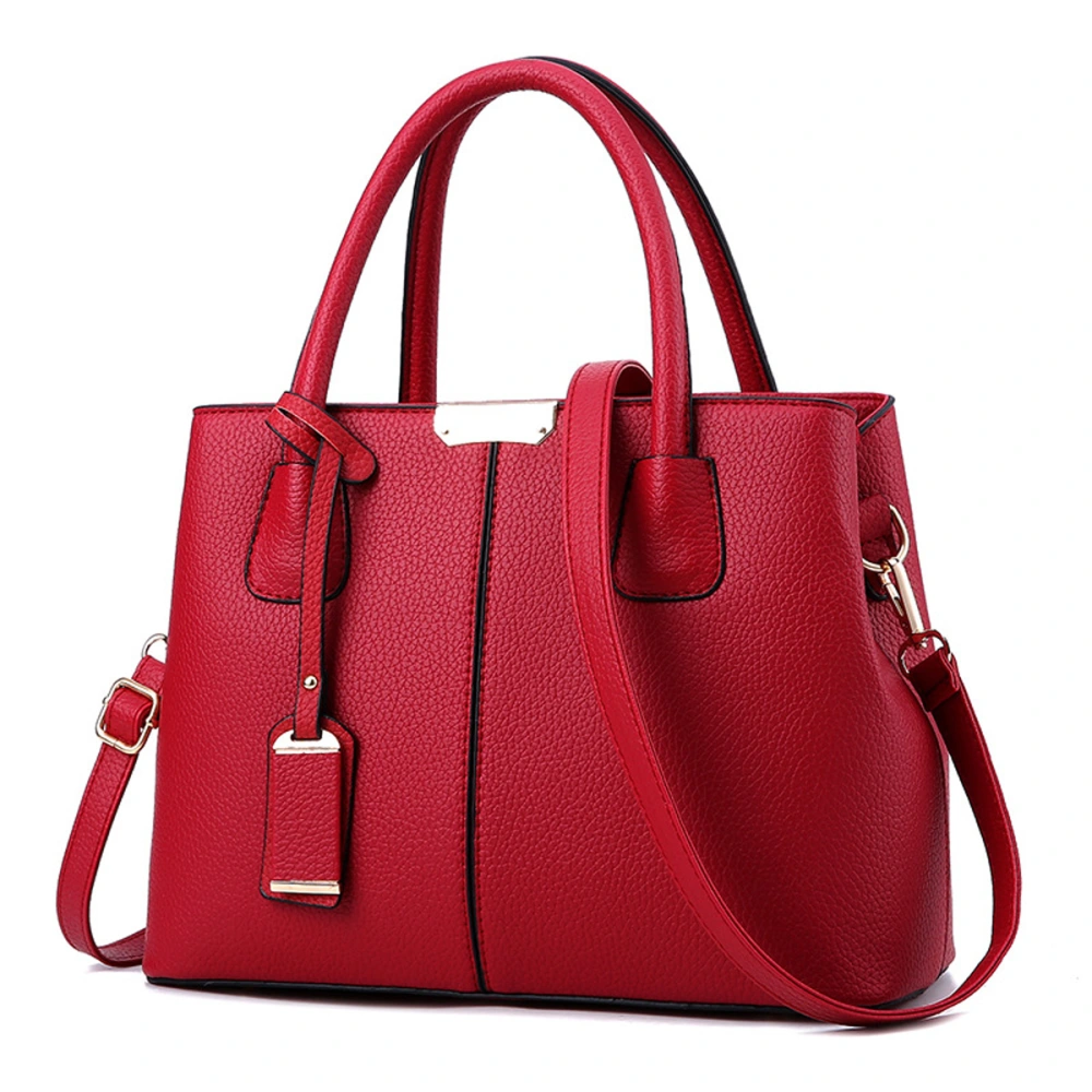 Women's Solid Color Bag, Elegant Dual Purpose Handbag Shoulder Packs