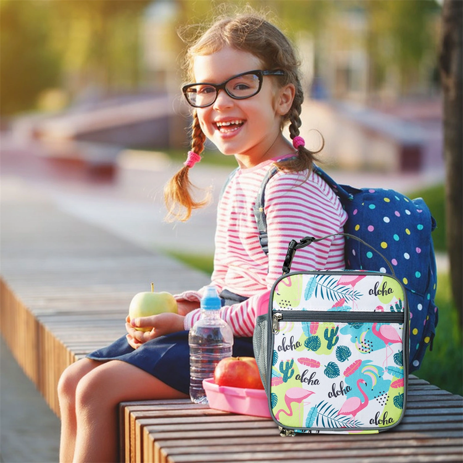 Insulated Lunch Bag Portable Cooler Lunch Box for Adult Kids