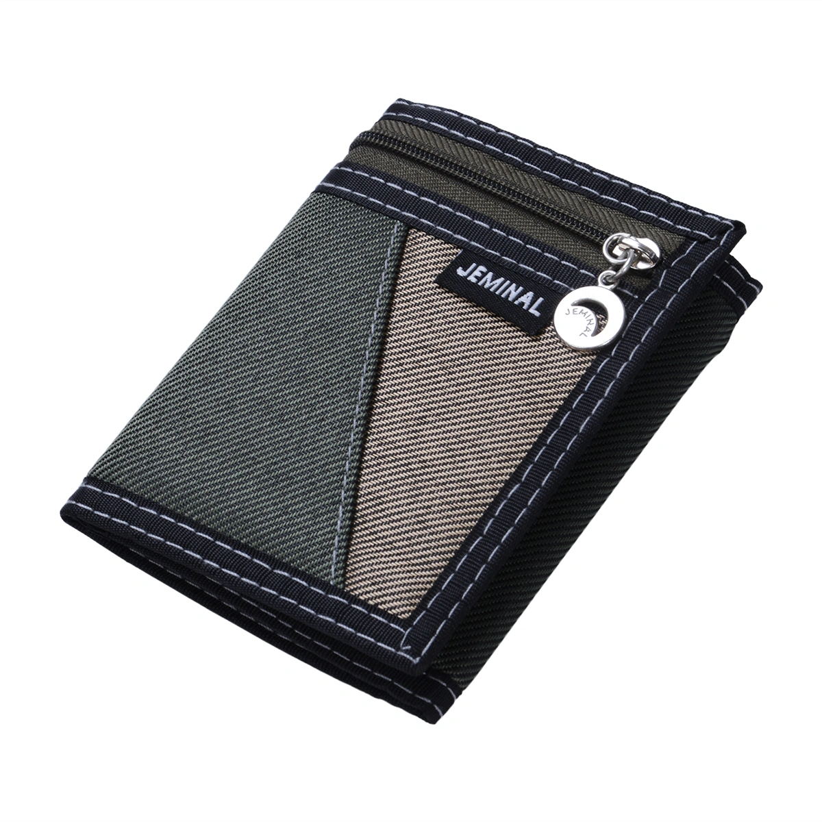 Male Folding Small Purse, Trifold Sports Money Cash Holder, Short Clutch