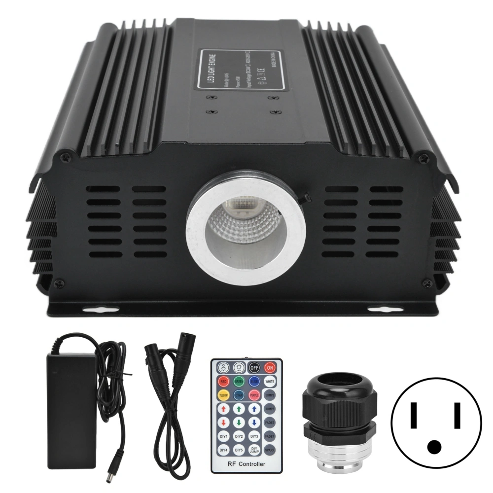 45W LED RGB+W Fiber Optic Light Kit with 28Key Remote Control for Home Bar KTV Hotel Club(US 100240V )