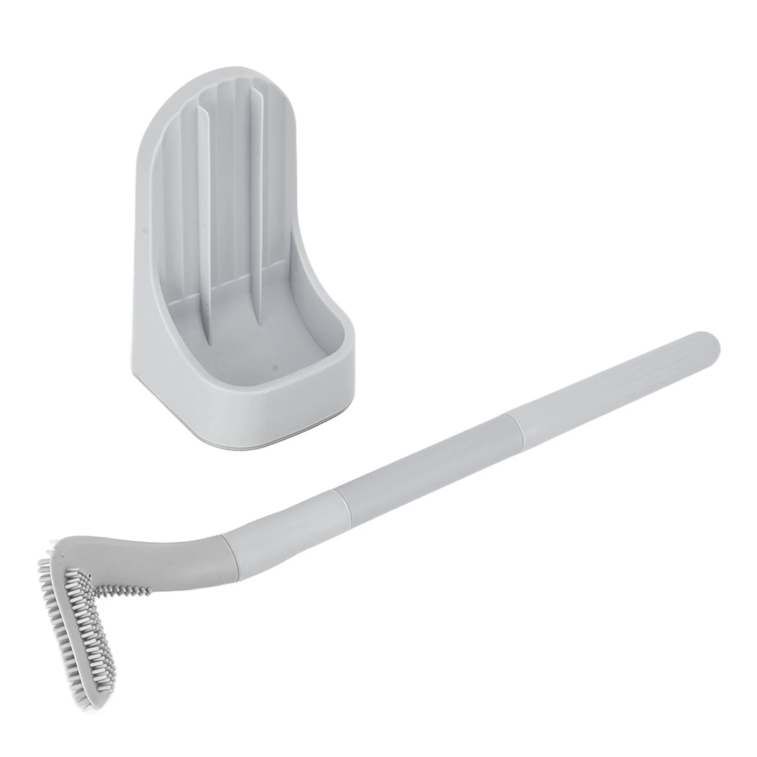 Golf Toilet Brush with Detachable Long Handle No Dead Corner Cleaning Brush for Bathroom HotelGrey
