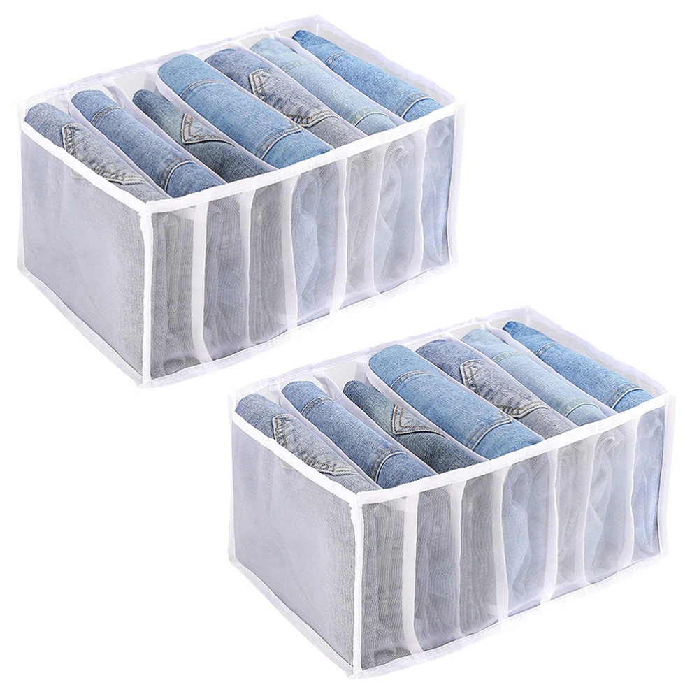 Wardrobe Clothes Organizer Closet Storage Baskets Save Space Clothing Storage Box Portable Storage Containers for Bedroom