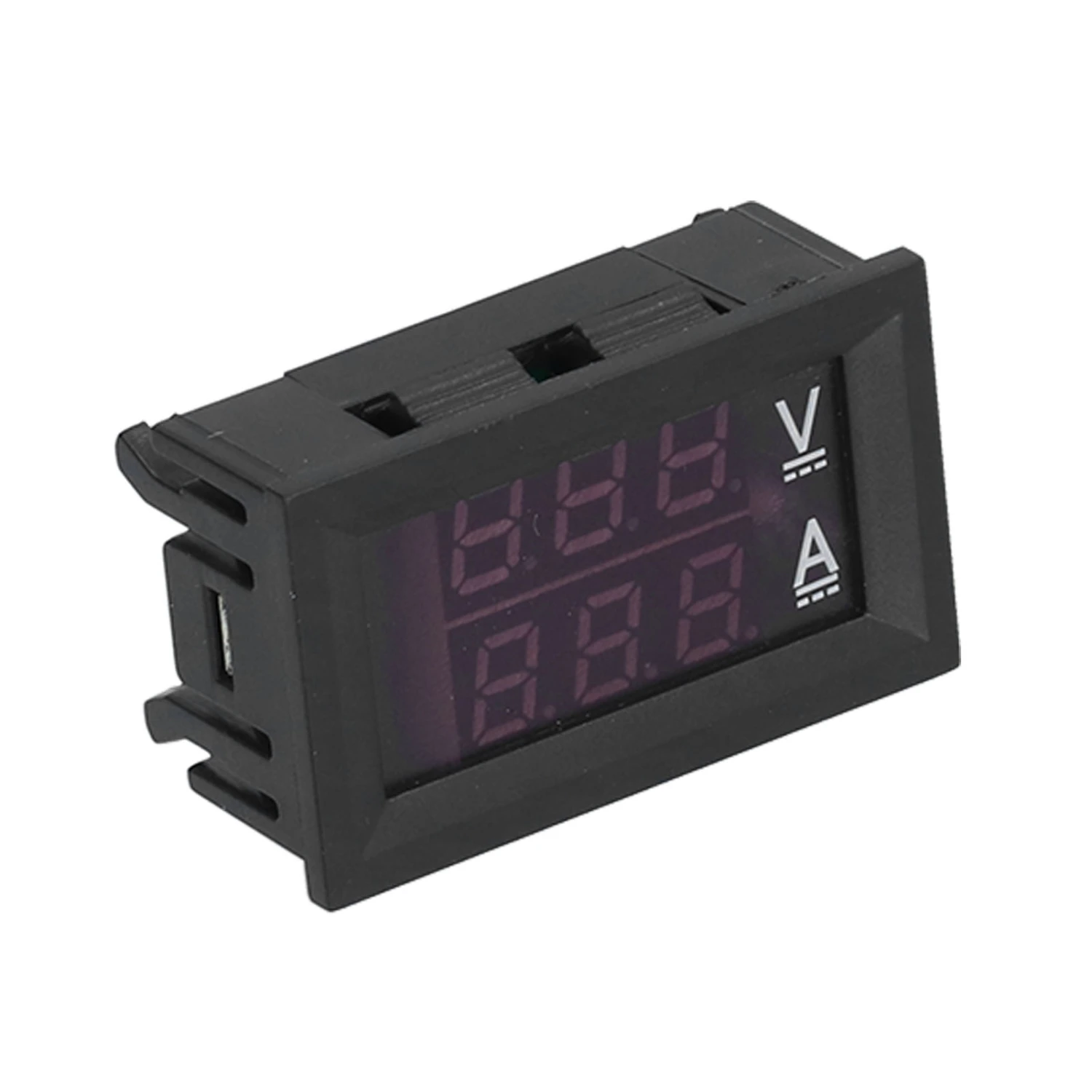 Voltage Current Display Meter Tester DC4.5V100V Red Blue LED Digital Voltmeter Ammeter Indicator Panel(50A with Shunt 75mΩ )