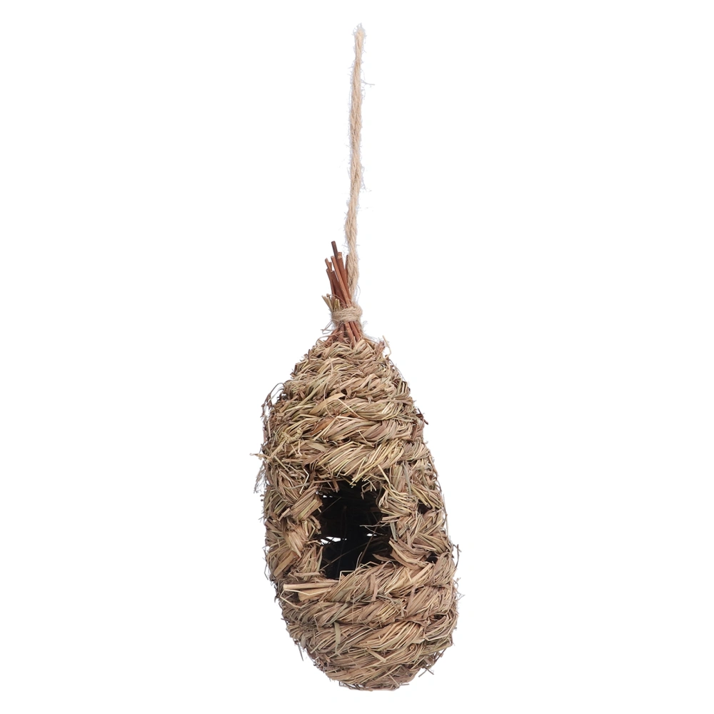 Bird Nest Portable Dry Breathable Suspend Environmental Friendly Durable Straw Bird Nest