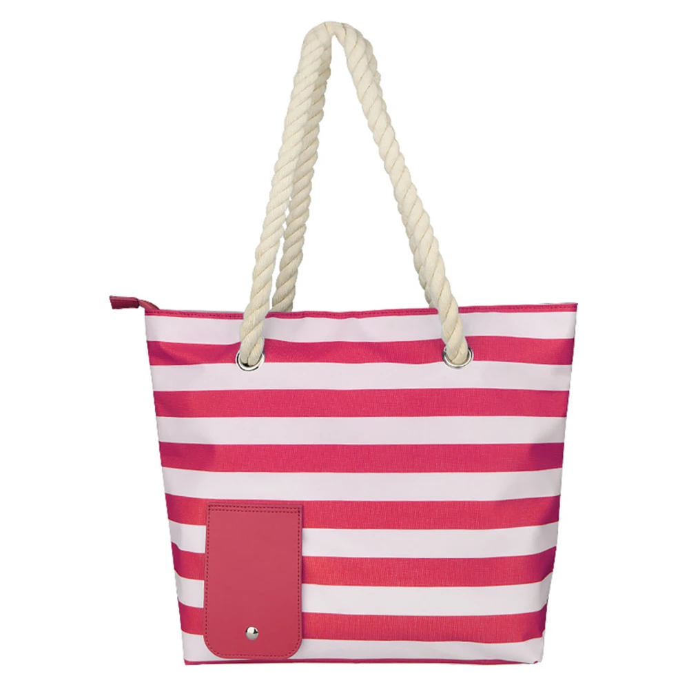 Women Beach Bag, Wine Tote Bag with Hidden Insulated Compartment