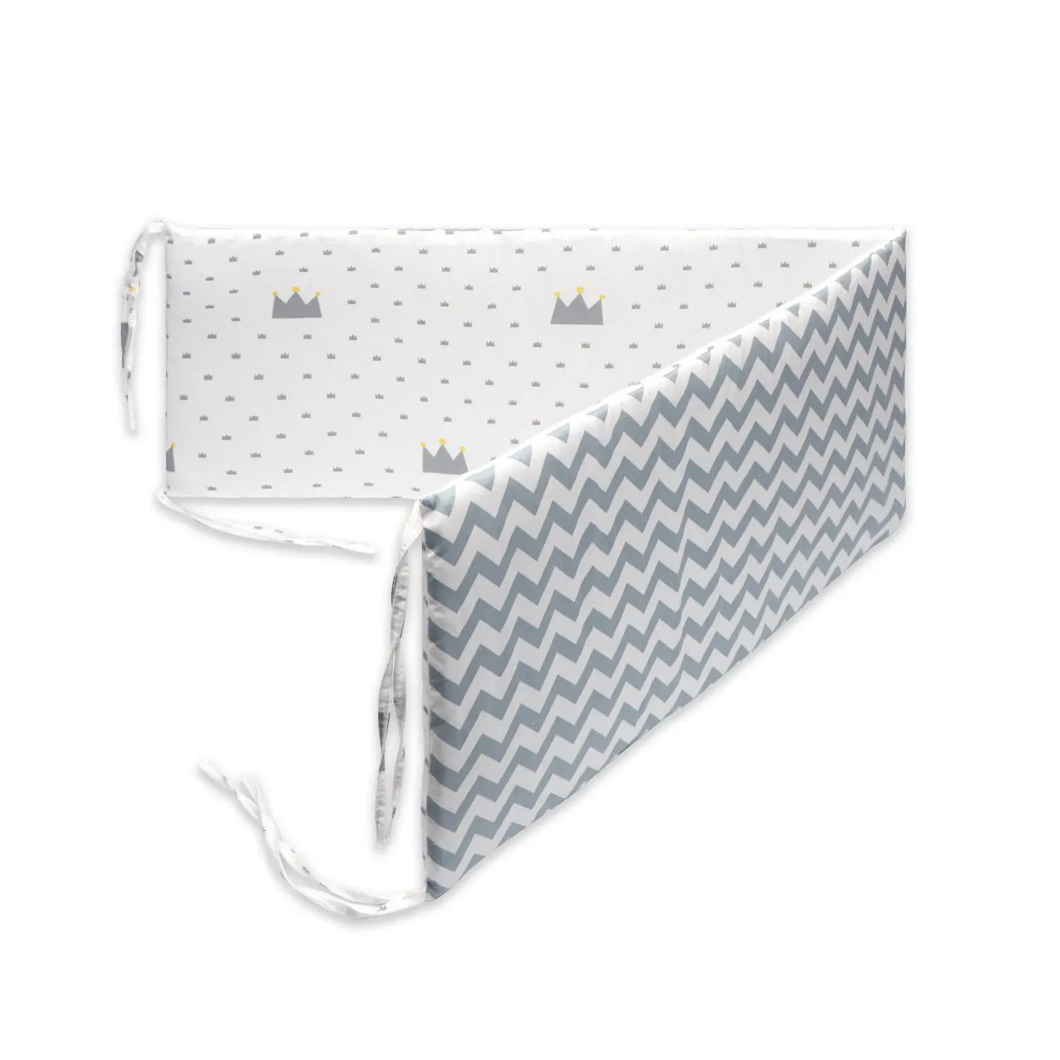 Baby Bed Crib Bumper Printing Pattern Baby Bedding Bedside Baby Crib Keeper Baby Room Decor Anti Collision Barrier Cover for Children Kids
