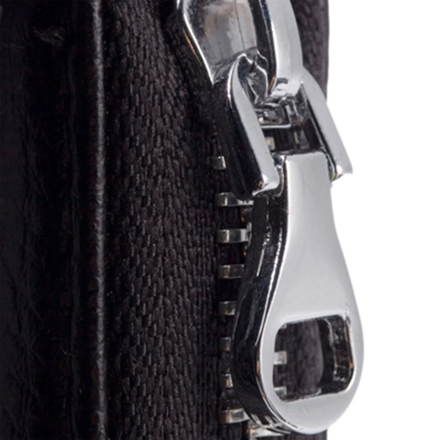Men's Wallet, Multifunctional Solid Color Zipper Card Holder Wallet