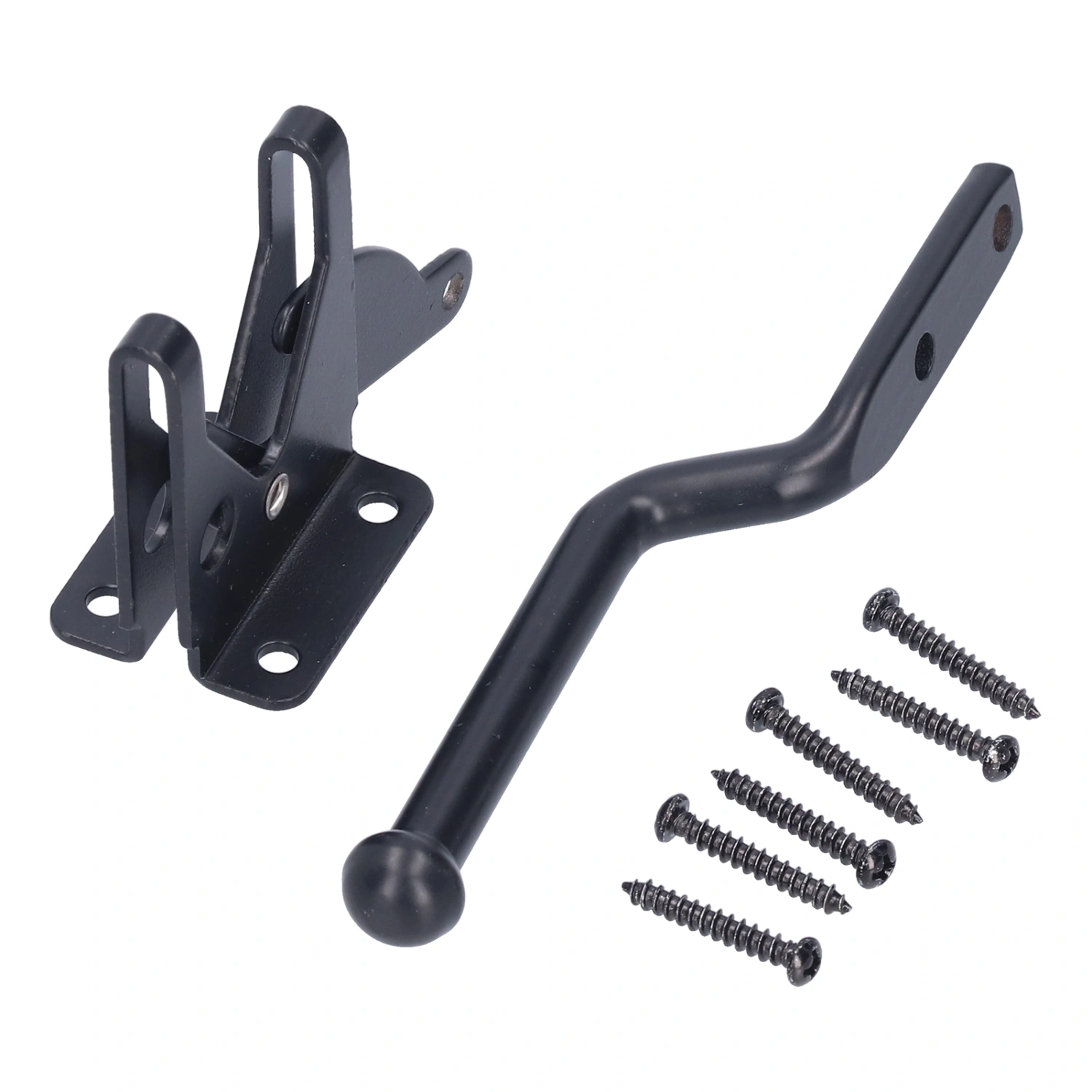 Gate Latch Kit RustProof Carbon Steel Fence Bolt Lock Safety Door Hardware Fittings