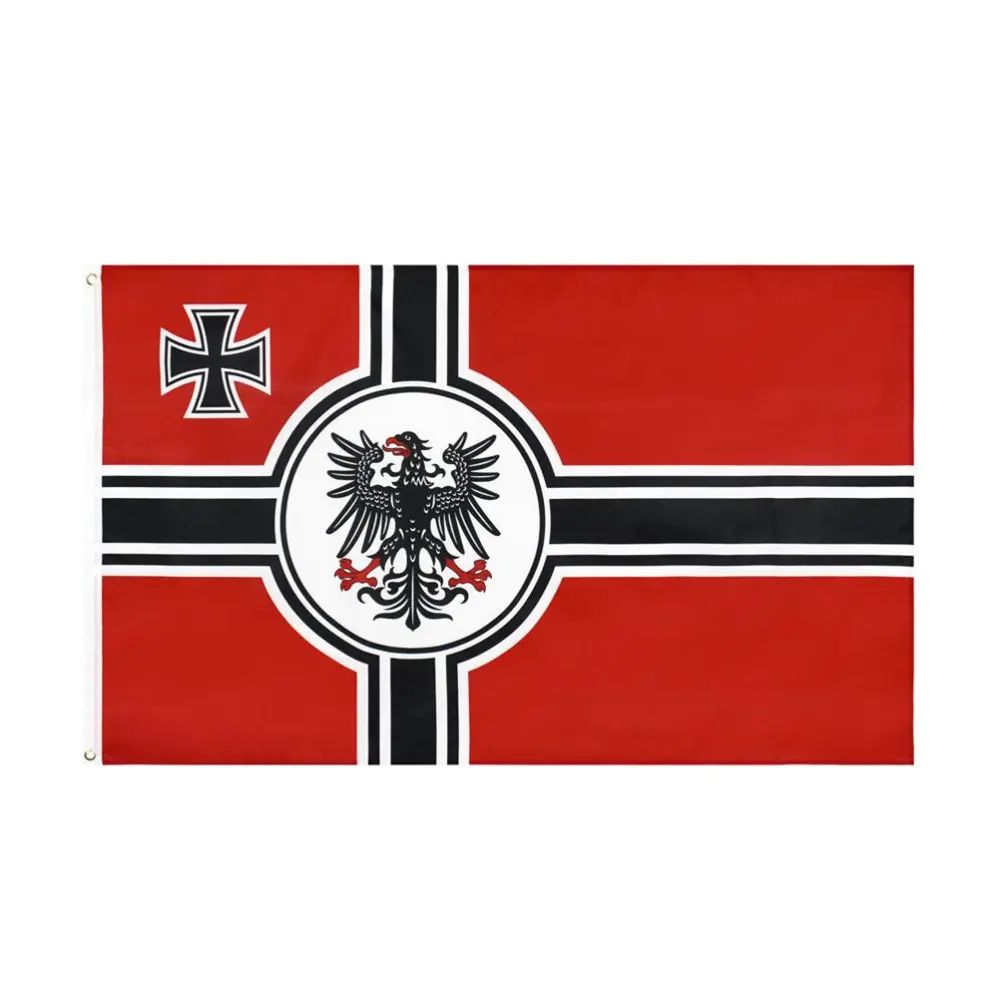 90x150cm German Prussian Cross Eagle Flag with Brass Grommets