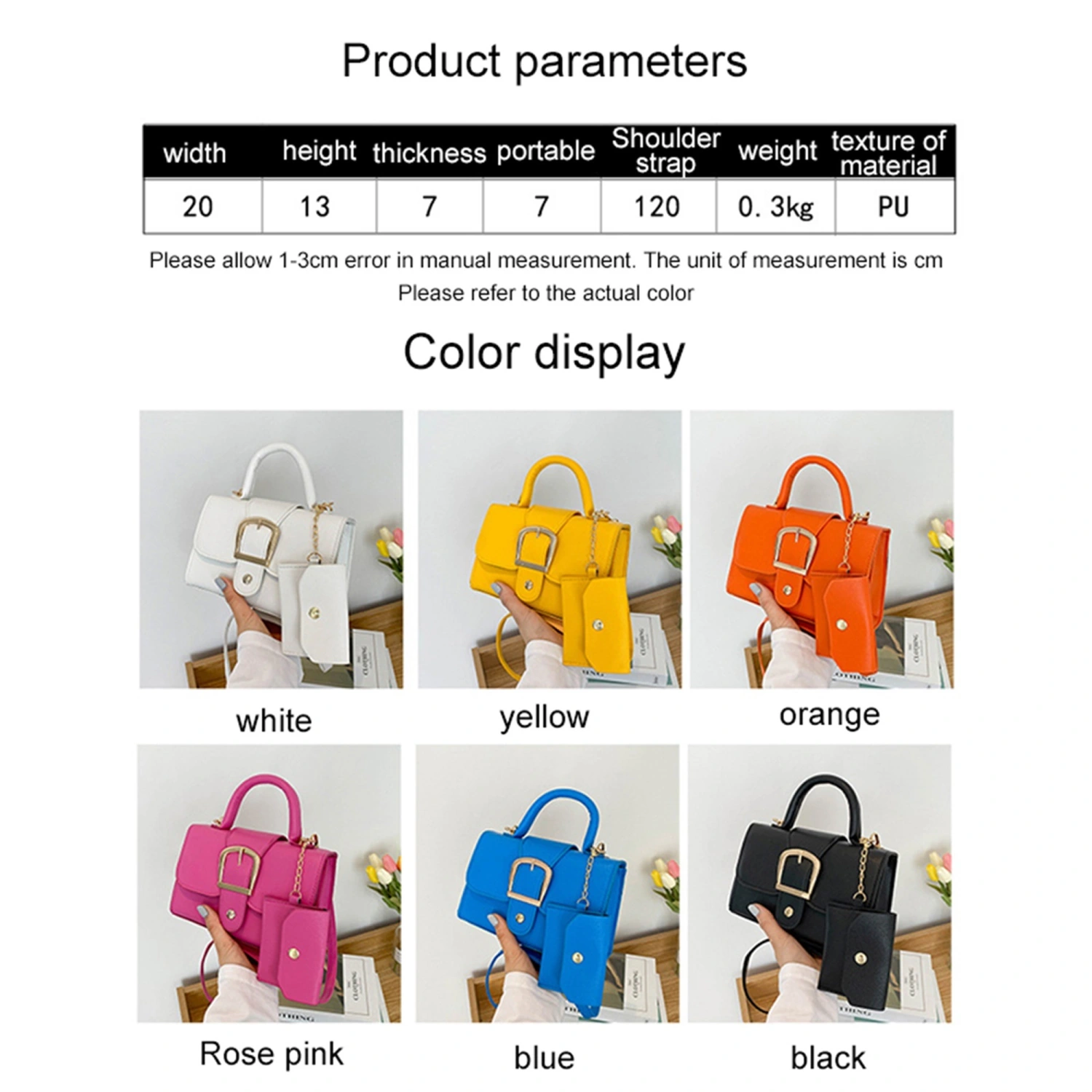 Women Flap Crossbody Purse, Shoulder Bag Handbag with Coin Purse