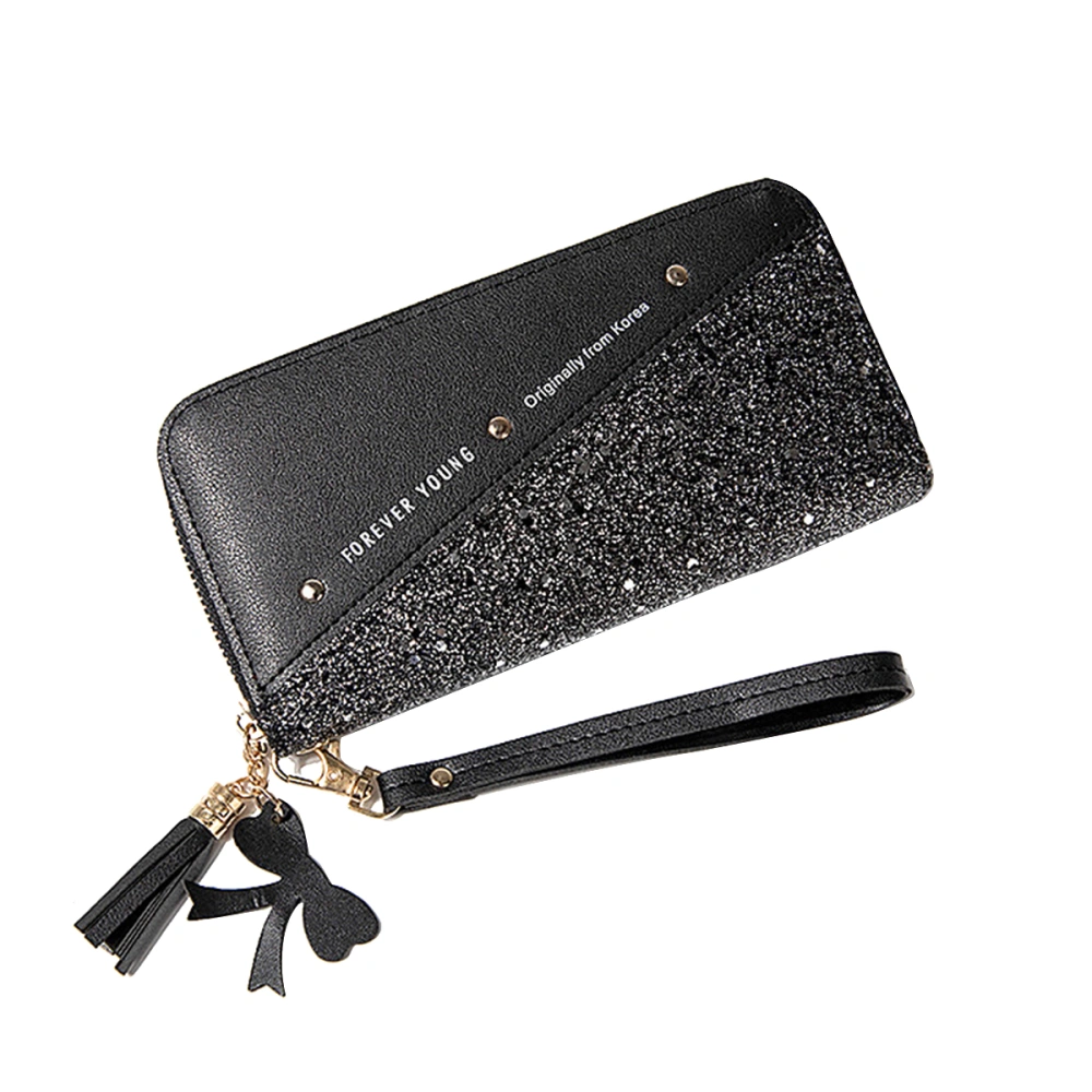 Women Zip Around Wallet, Large Capacity Credit Card Phone Clutch