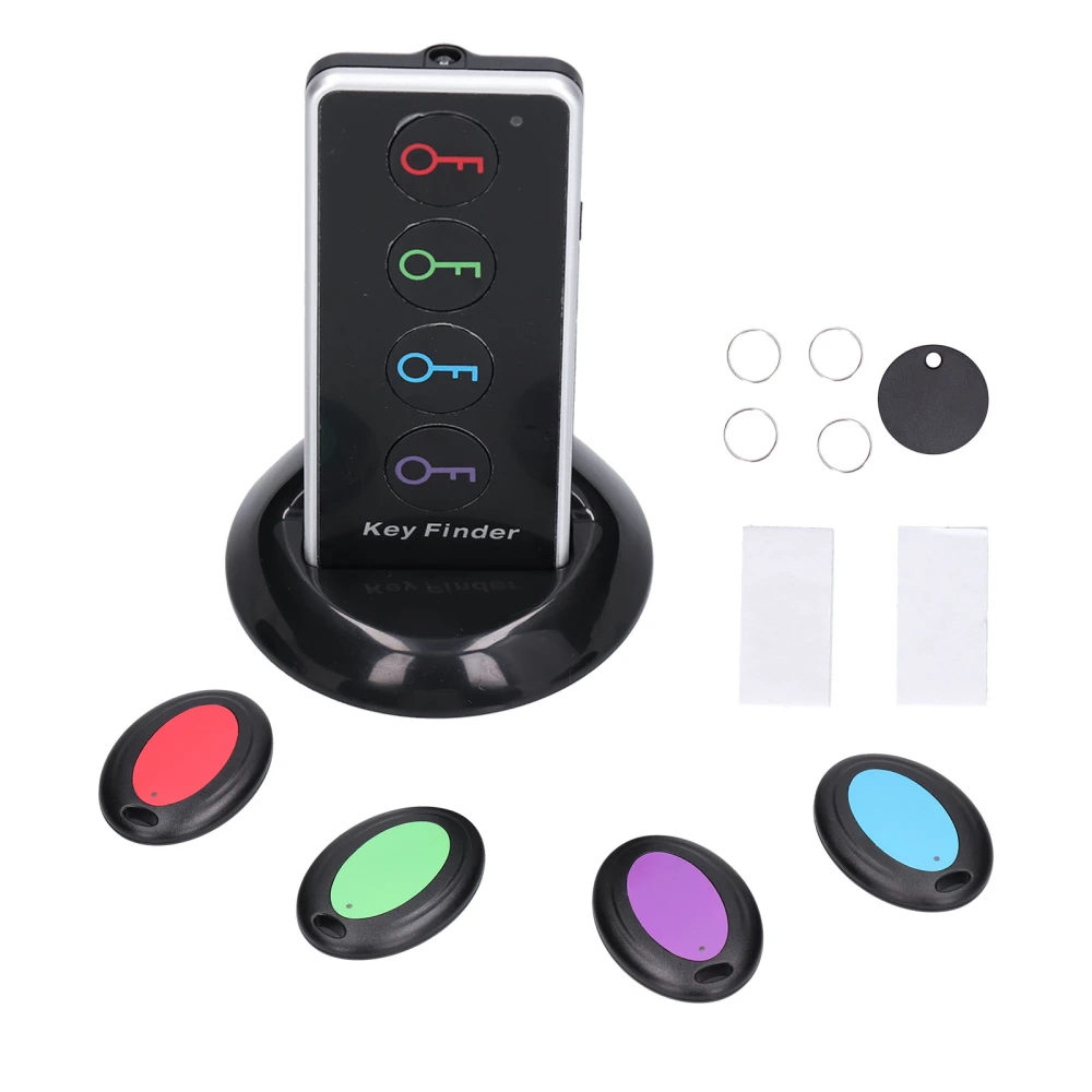 Key Finder Locator 1 Control 4 Wireless Simple Portable Battery Powered Remote Control Item Locator