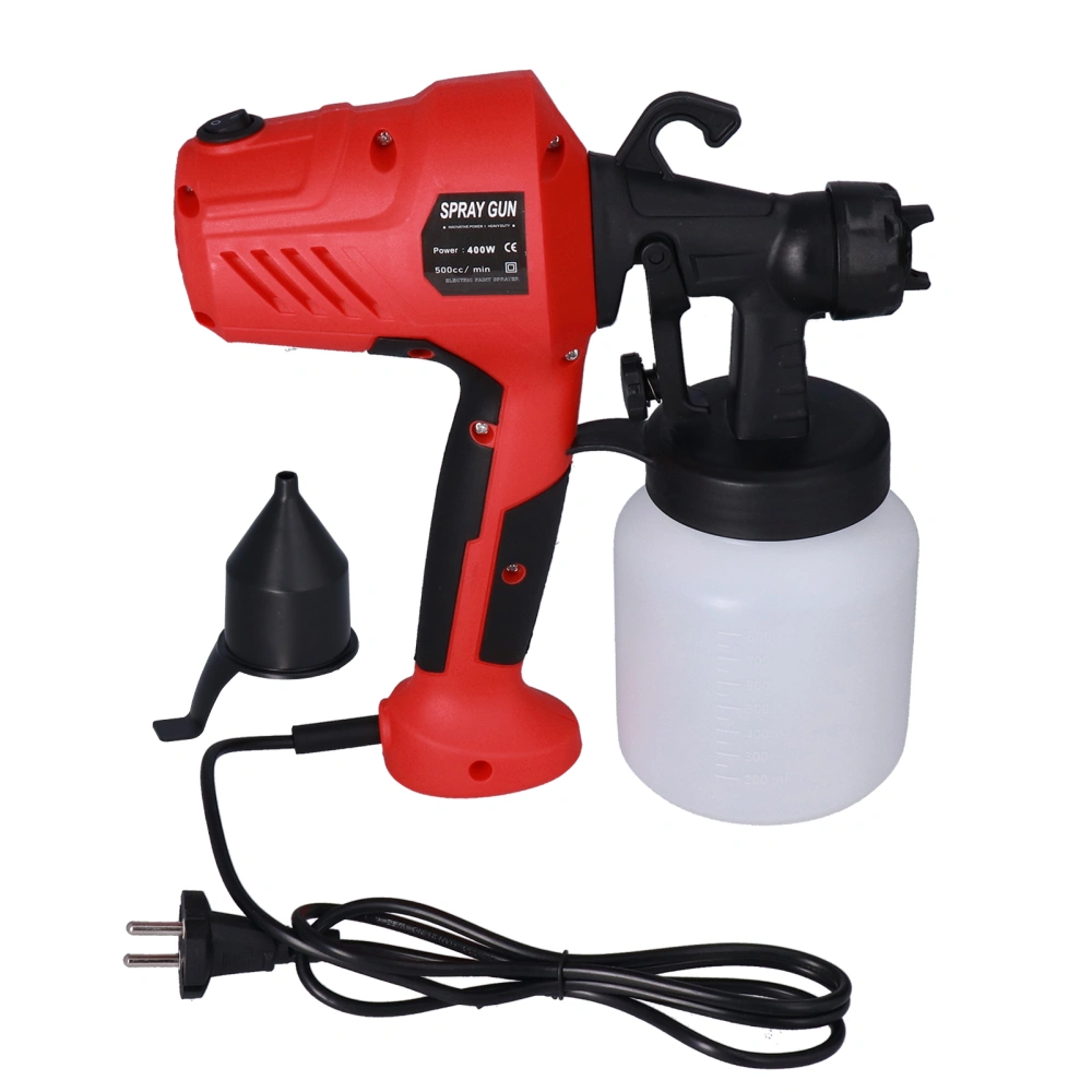 Paint Sprayer Handheld Spray Gun Electric Paint Gun with 800ml Container for Home Painting Projects EU 250V