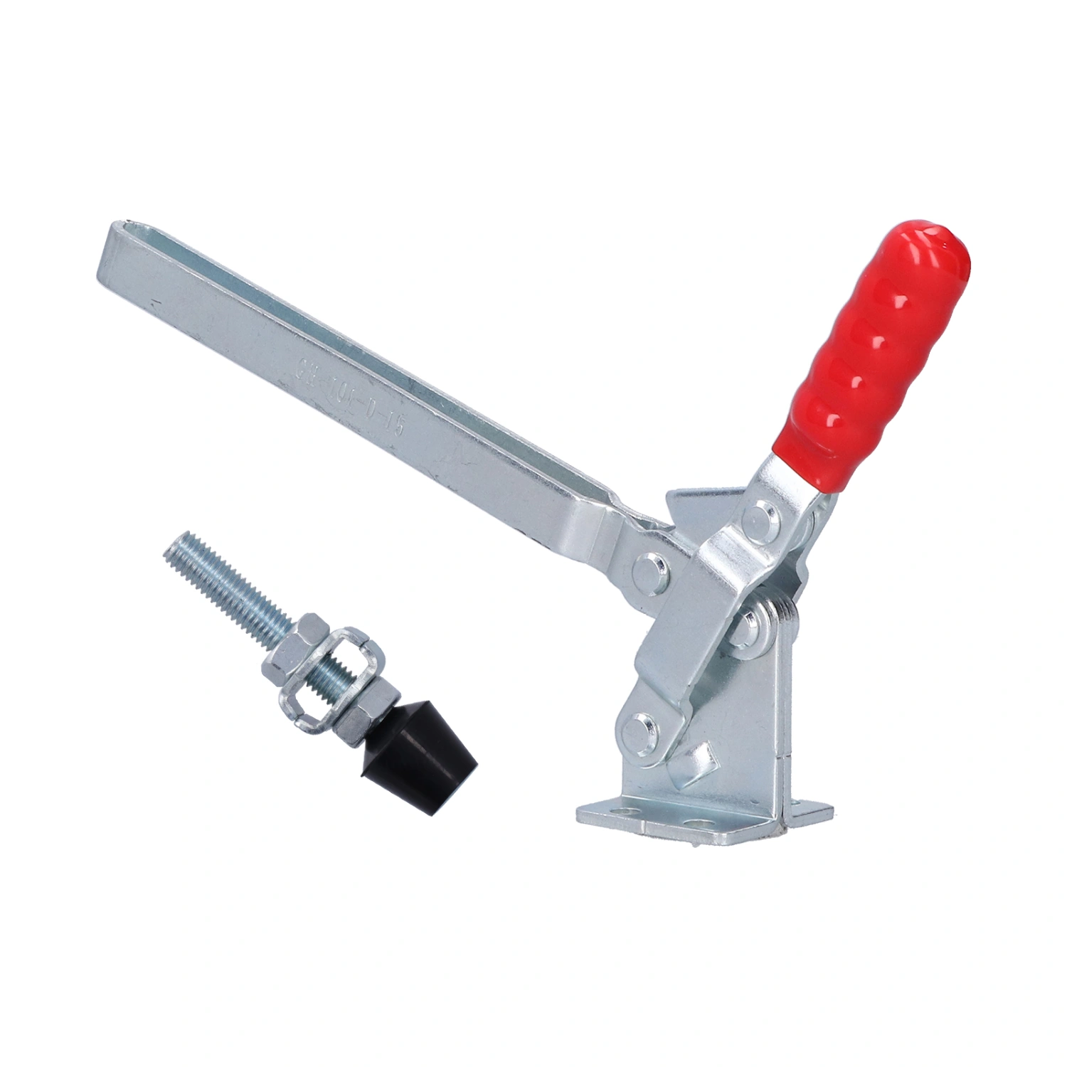 Vertical Toggle Clamp GH‑101‑D‑15 Woodworking Welding Quick Fixture 180kg Clamping Force