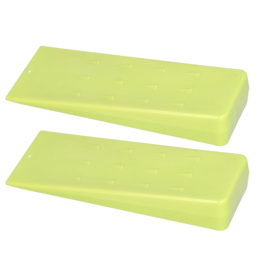 2 Pcs Chainsaw Wedges 8 Inch Green Chainsaw Felling Cutting Wedges Log Splitter Wedges