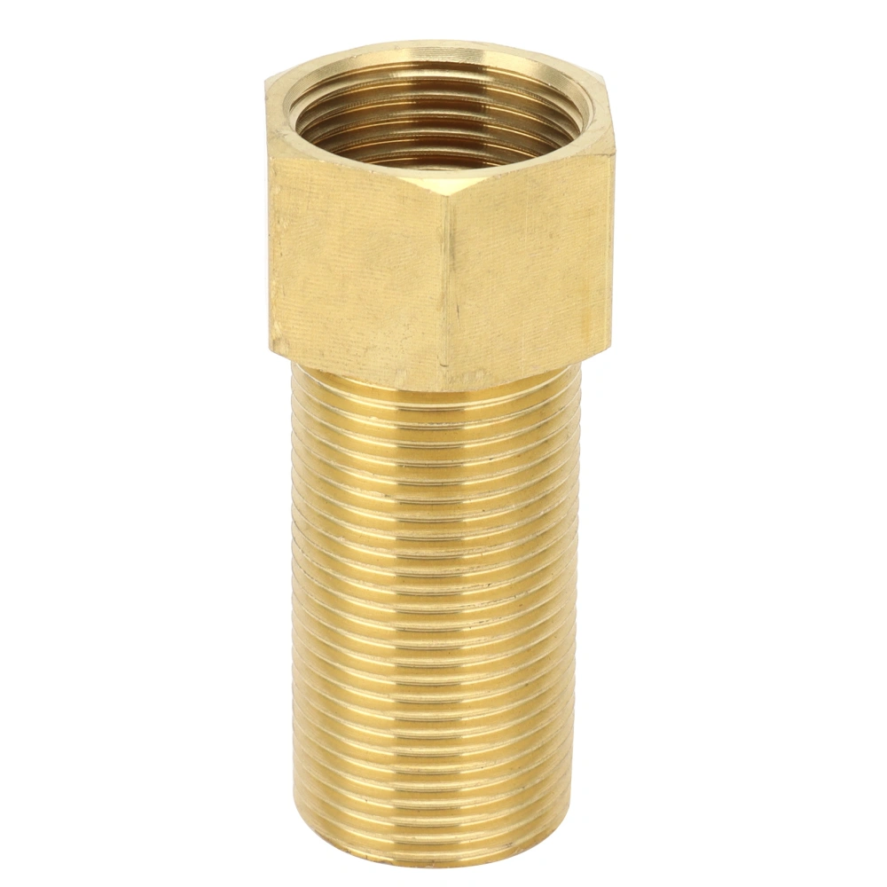 G3/4 to G1/2 Pipe Adapter Connector Joint 70mm Brass Garden Hose Fitting for Greenhouses Gardens 70mm