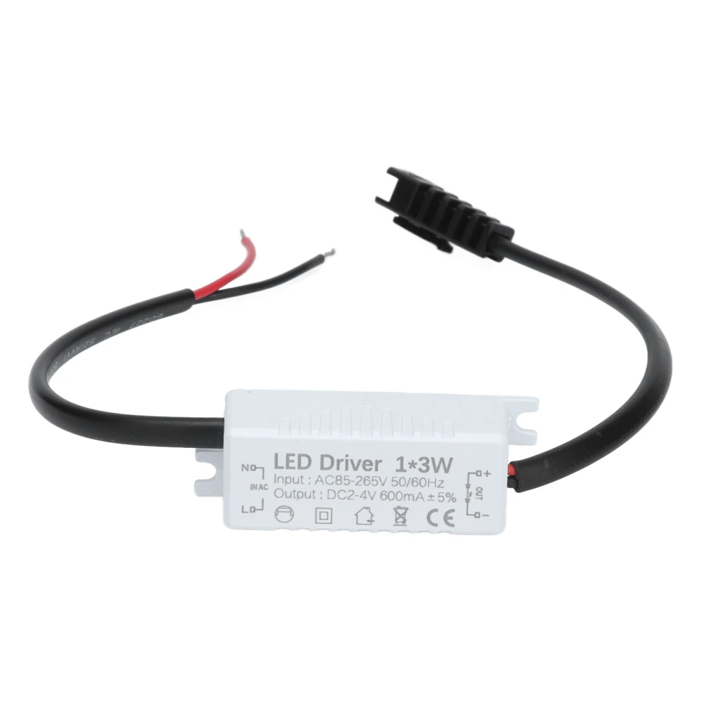 LED Driver AC 85‑265V to 2‑4V DC Power Supply Transformer Adapter for LED Strip Lighting