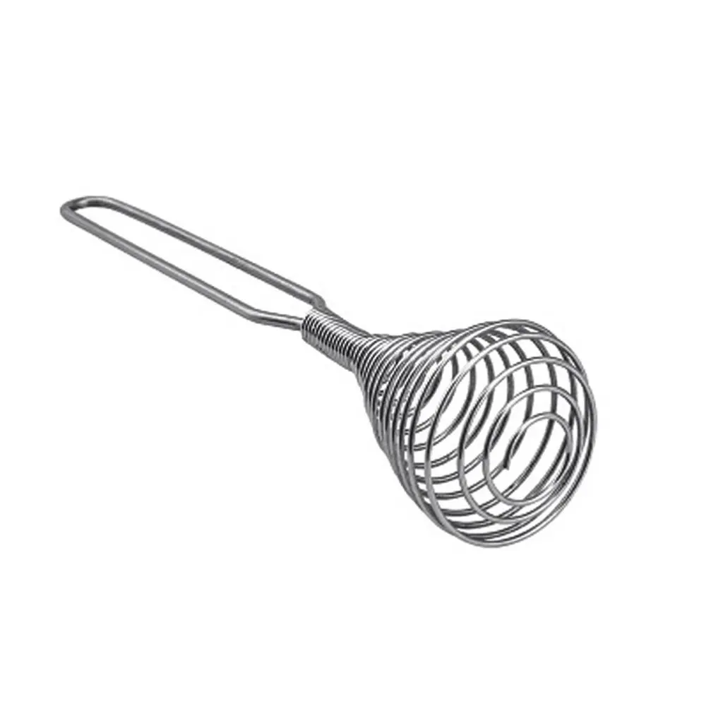 Manual Egg Whisk Stainless Steel Hand Stirrer Egg Beater Mixer Stirrer Cream Frother Flour Stirrer for Family Restaurant Kitchen Tool