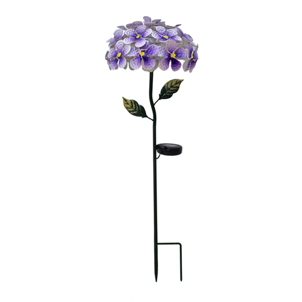 Solar Simulation Hydrangea Lights Patio Lawn Decorative Lights Garden Lights